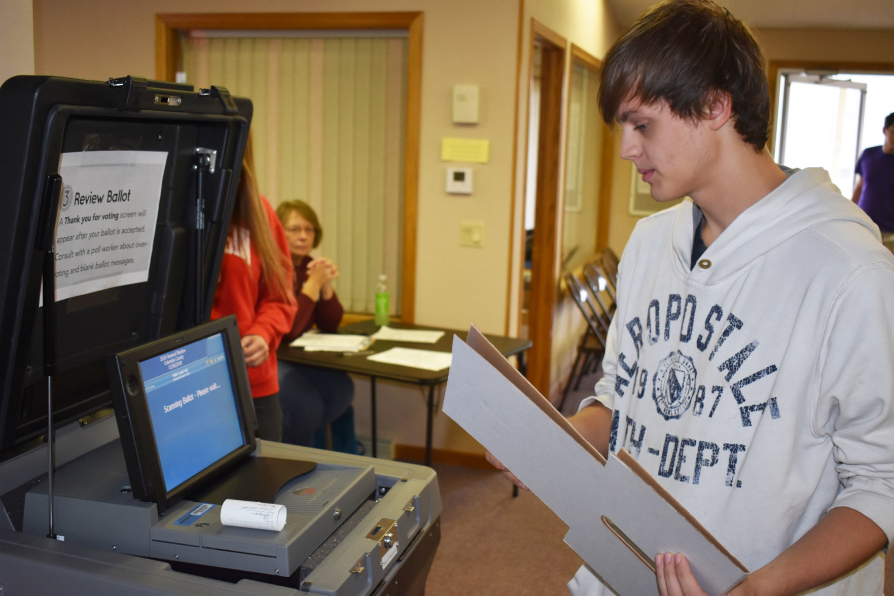 Election 2018 -- ballot scanned